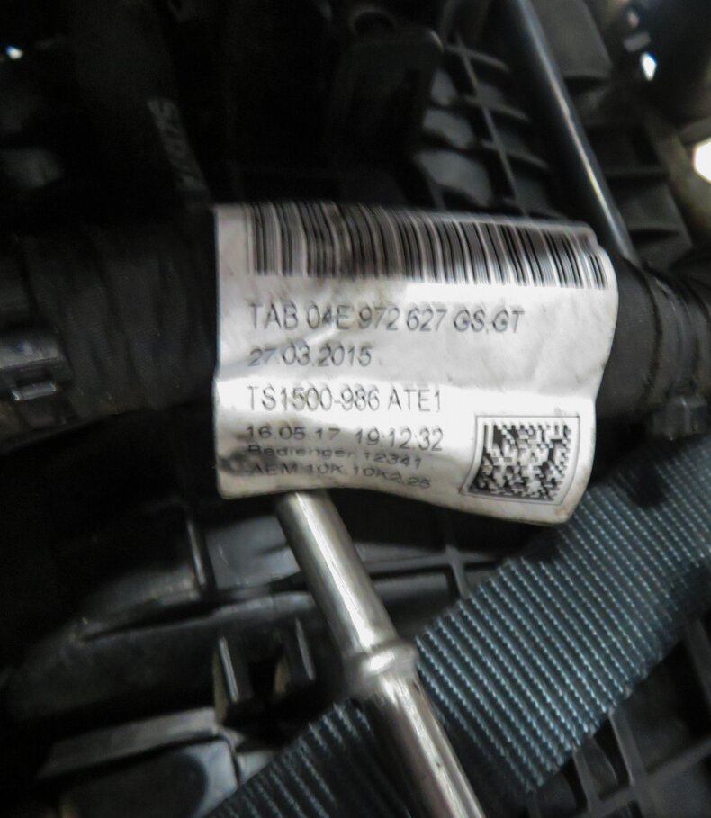 Thumbnail 13: 2016-2018 AUDI A3 E-TRON (8VF) HYBRID - 1.4L CXUA ENGINE ASSEMBLY (31k MILES)