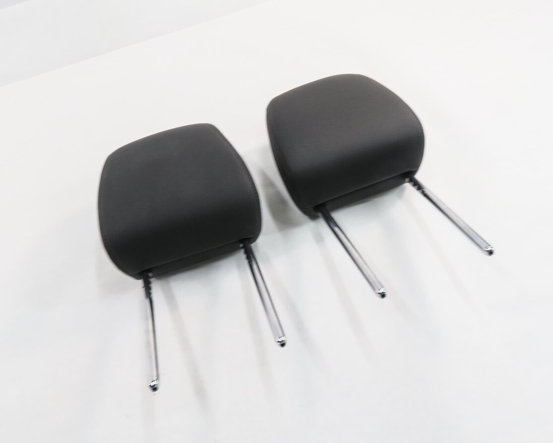 Thumbnail 1: 2016 BMW X1 (F48) FRONT LEFT & RIGHT SEAT HEADREST SET-2 (BLACK SENSATEC KCSW)