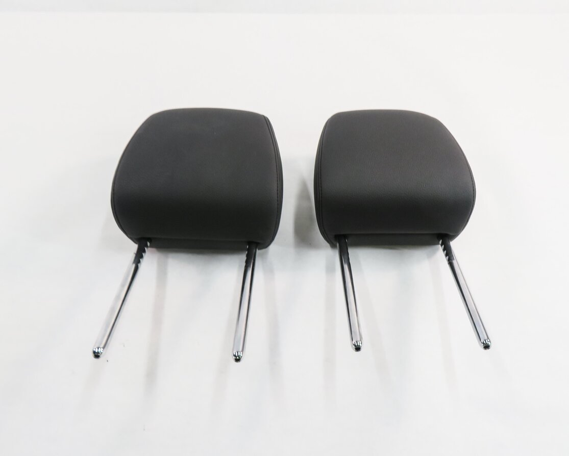 Thumbnail 2: 2016 BMW X1 (F48) FRONT LEFT & RIGHT SEAT HEADREST SET-2 (BLACK SENSATEC KCSW)