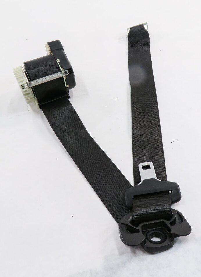 2012 RANGE ROVER (L322) REAR SEAT - RIGHT SEATBELT RETRACTOR (BLACK)