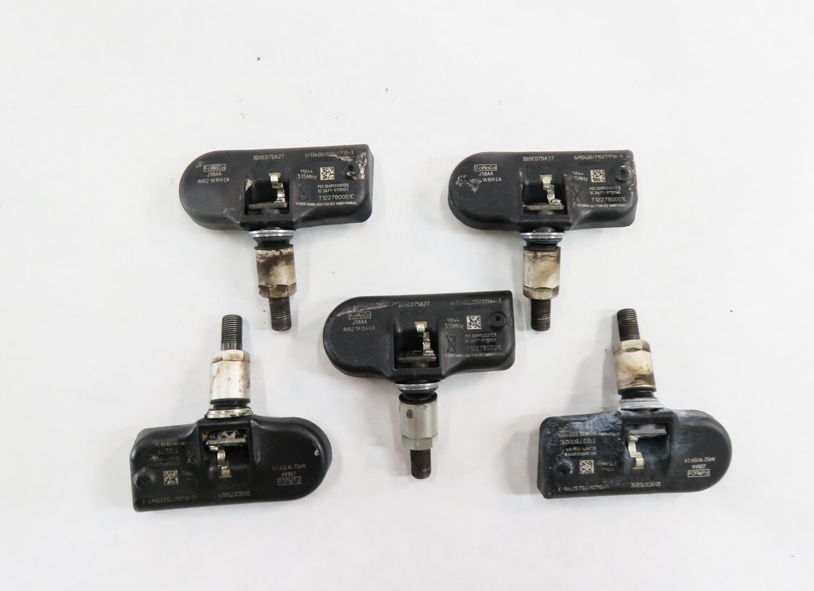 Thumbnail 2: 2012 RANGE ROVER (L322) TPMS TIRE AIR PRESSURE SENSOR SET-5 (315 MHz)