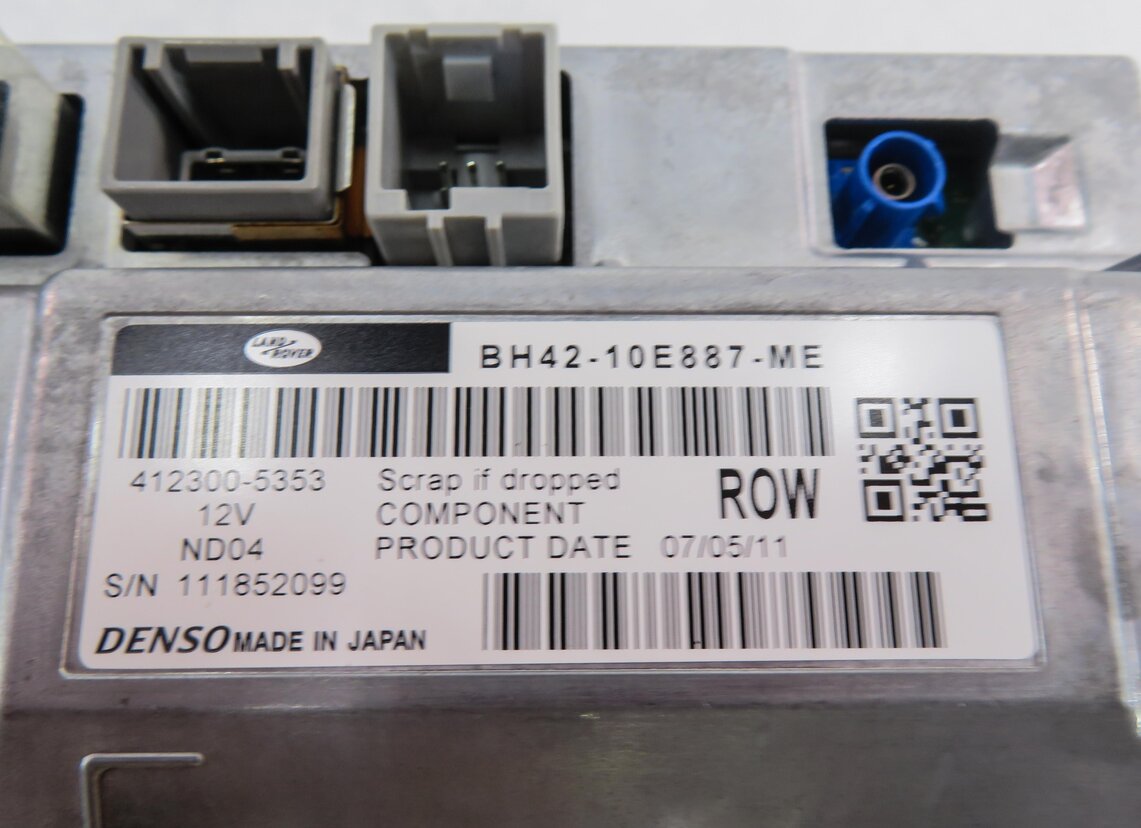 Thumbnail 10: 2010-2012 RANGE ROVER (L322) RADIO STEREO GPS NAVIGATION CAMERA DISPLAY SCREEN