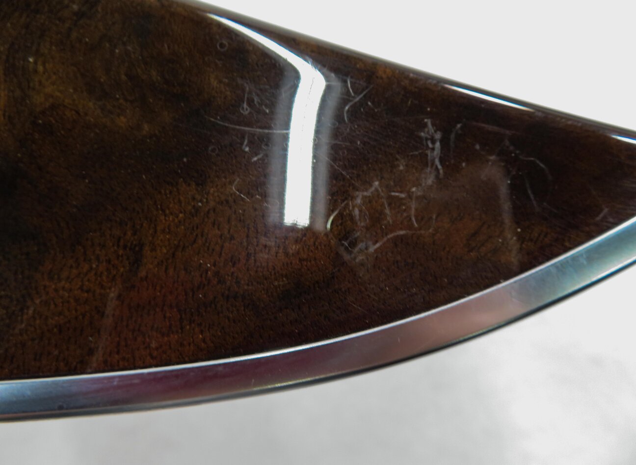 Thumbnail 13: 2013 AUDI A6 (C7) DASH DOOR CONSOLE WOOD GRAIN TRIM PANEL SET (DARK WALNUT WOOD)