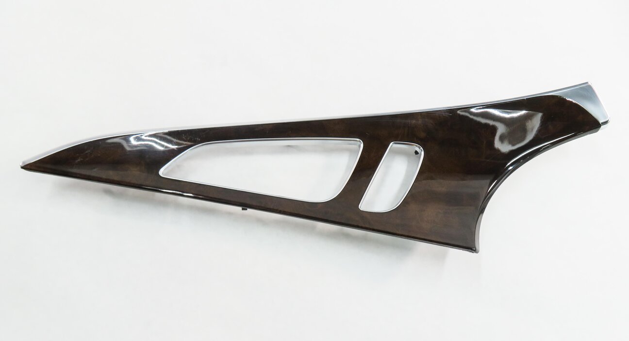Thumbnail 7: 2013 AUDI A6 (C7) DASH DOOR CONSOLE WOOD GRAIN TRIM PANEL SET (DARK WALNUT WOOD)