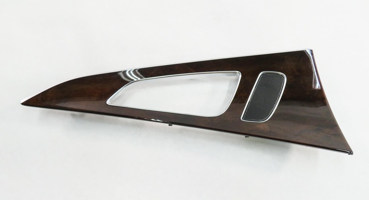 Thumbnail 8: 2013 AUDI A6 (C7) DASH DOOR CONSOLE WOOD GRAIN TRIM PANEL SET (DARK WALNUT WOOD)