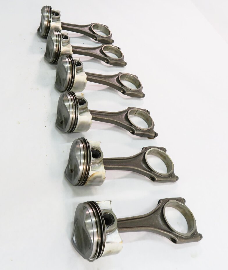 Thumbnail 3: 09-17 AUDI A6 A7 A8 Q5 Q7 S4 S6 Q5 TOUAREG - 3.0L SUPERCHARGED ENGINE PISTON SET