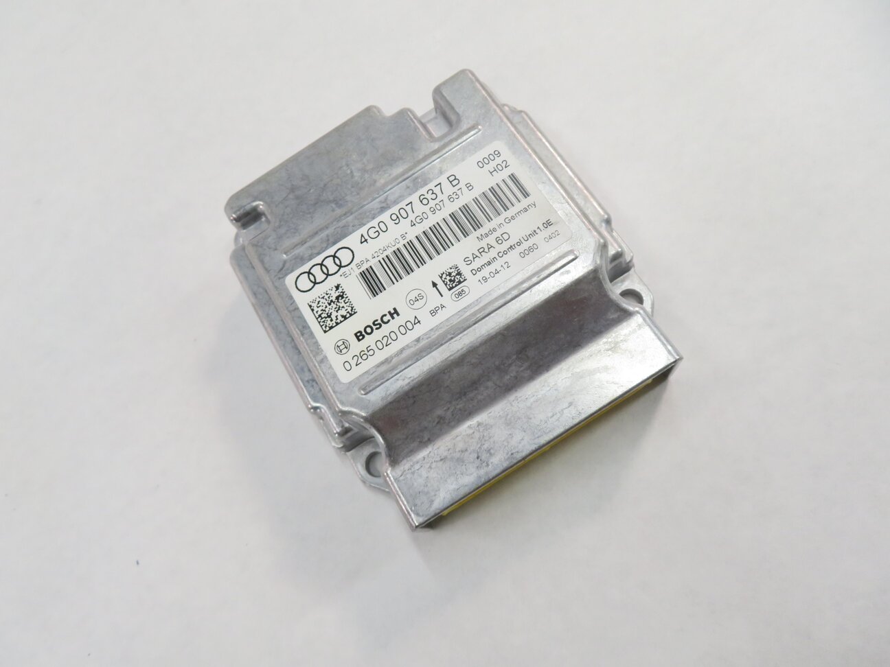 2012 AUDI A6 (C7) YAW SPEED ACCELERATION ROTATION TURN RATE STABILITY MODULE