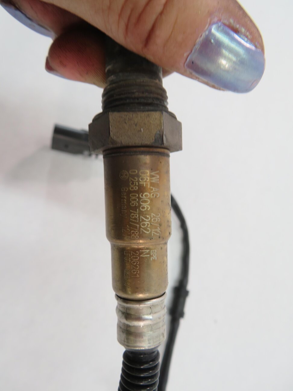 Thumbnail 8: 2012 AUDI A6 (C7) 2.0L CAEB - PRE / POST CAT O2 OXYGEN LAMBDA PROBE SENSOR SET-2