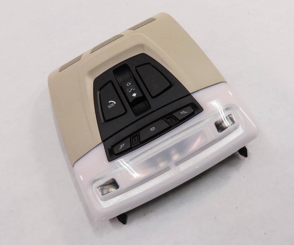 Thumbnail 1: 2015 BMW X5 (F15) FRONT DOMELIGHT MAP READING COURTESY LIGHT LAMP (BEIGE)
