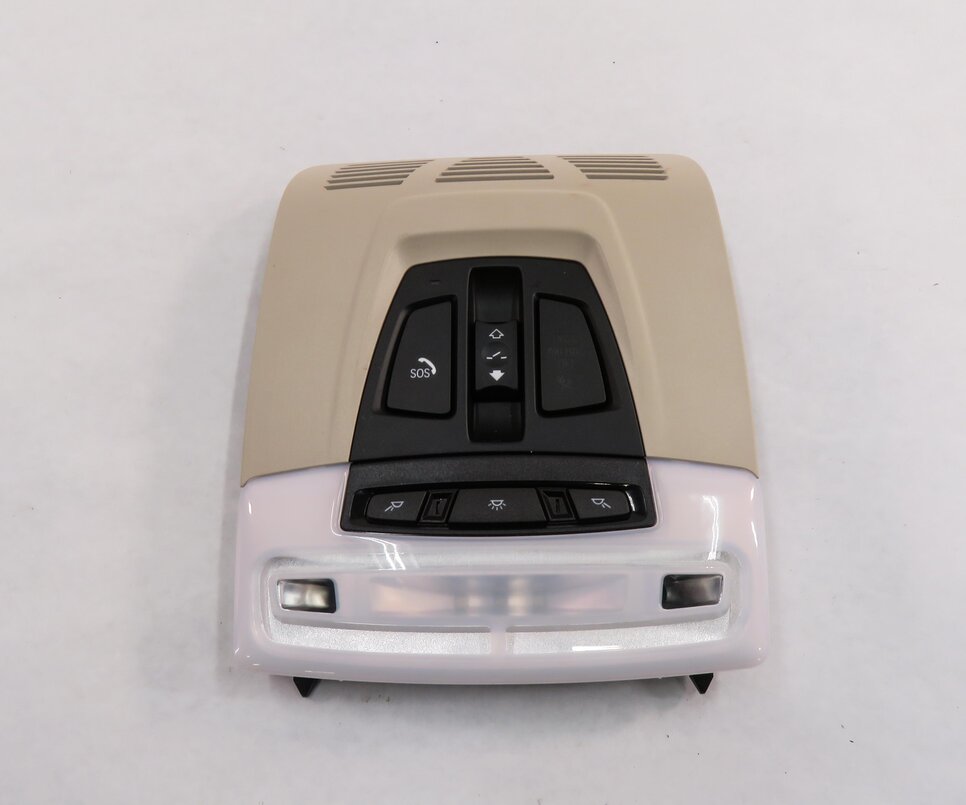 Thumbnail 3: 2015 BMW X5 (F15) FRONT DOMELIGHT MAP READING COURTESY LIGHT LAMP (BEIGE)