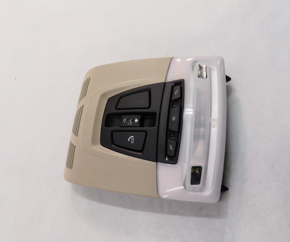 Thumbnail 4: 2015 BMW X5 (F15) FRONT DOMELIGHT MAP READING COURTESY LIGHT LAMP (BEIGE)