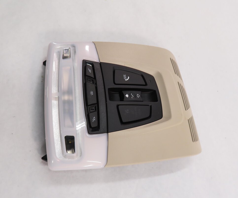 Thumbnail 5: 2015 BMW X5 (F15) FRONT DOMELIGHT MAP READING COURTESY LIGHT LAMP (BEIGE)