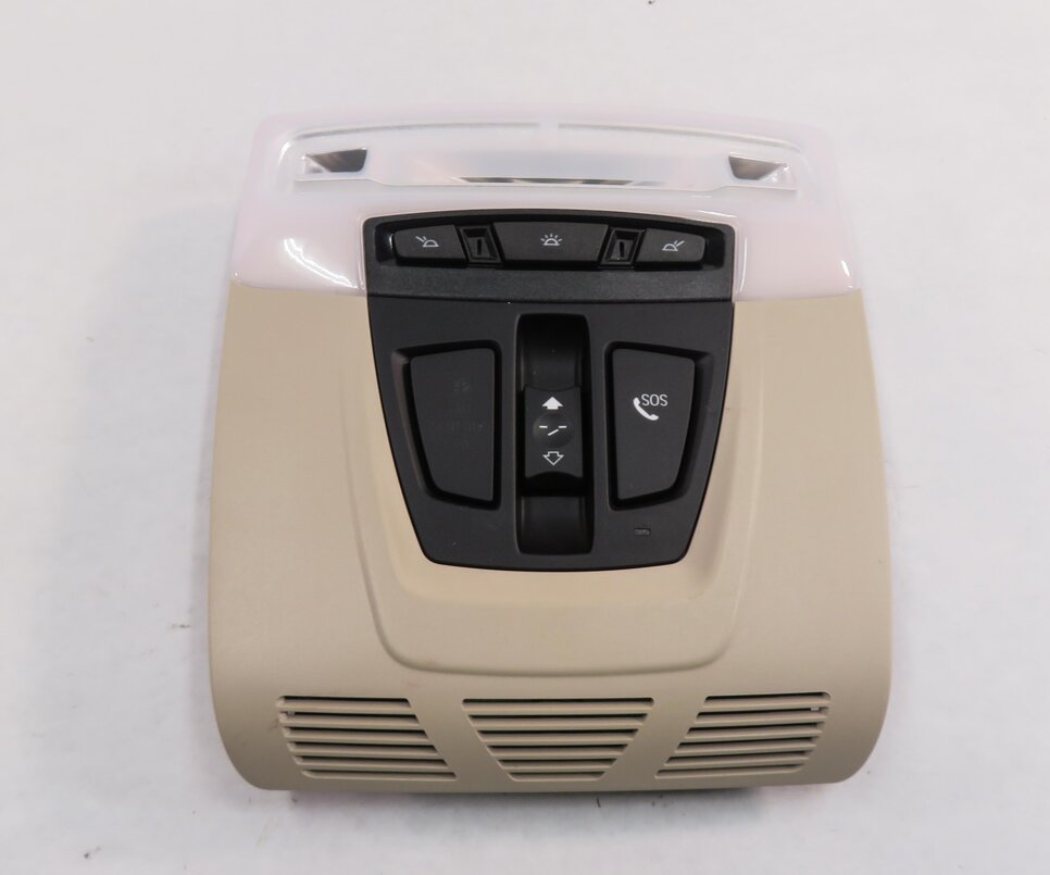 Thumbnail 6: 2015 BMW X5 (F15) FRONT DOMELIGHT MAP READING COURTESY LIGHT LAMP (BEIGE)