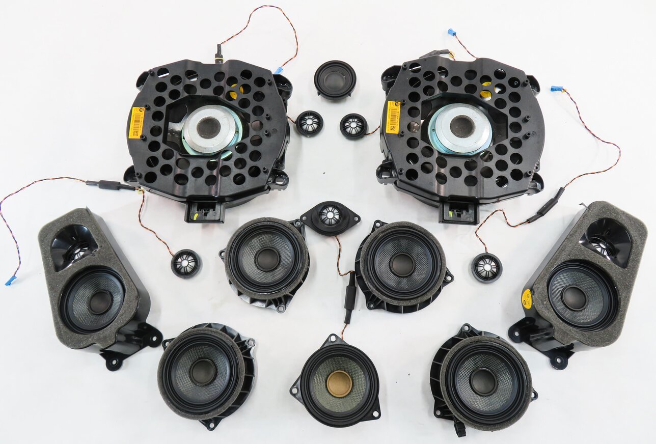 Thumbnail 2: 2015 BMW X5 (F15) RADIO STEREO SUB SUBWOOFER TWEETER SPEAKER SET-15