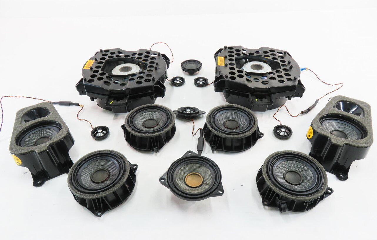 Thumbnail 3: 2015 BMW X5 (F15) RADIO STEREO SUB SUBWOOFER TWEETER SPEAKER SET-15