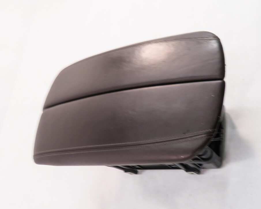 Thumbnail 3: 2014-2019 BMW X5 X6 (F15 F16) FRONT CENTER CONSOLE ARM REST COMPARTMENT (BROWN)