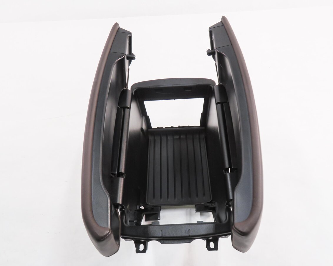 Thumbnail 6: 2014-2019 BMW X5 X6 (F15 F16) FRONT CENTER CONSOLE ARM REST COMPARTMENT (BROWN)
