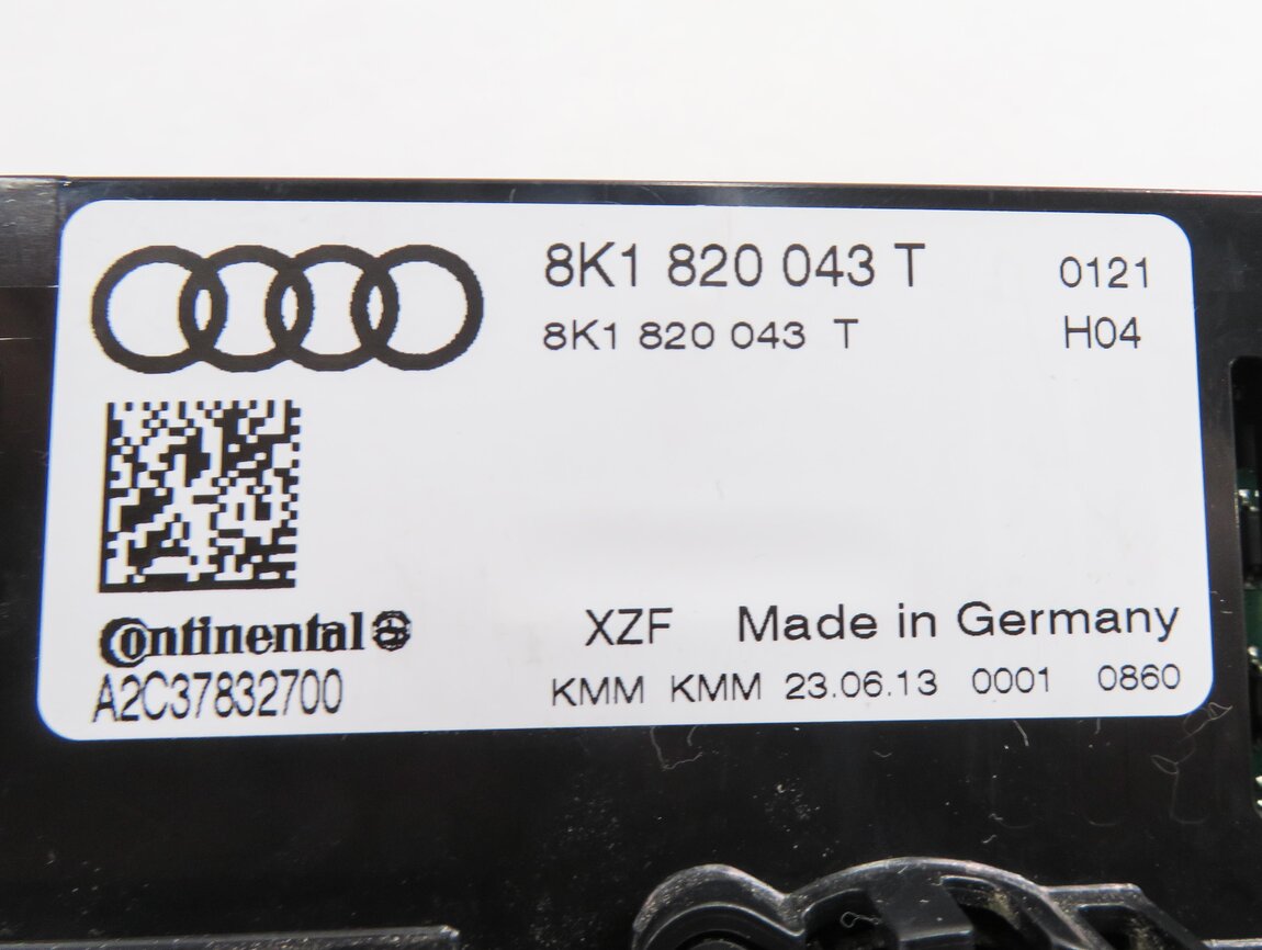 Thumbnail 7: 13-17 AUDI A4 S4 A5 S5 RS5 Q5 SQ5 (B8 8K 8T 8R) HEATER A/C TEMPERATURE CONTROL