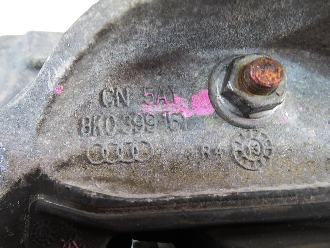 Thumbnail 5: 2014 AUDI A4 (B8 8K) AWD - 2.0L CPMB TURBO ENGINE TRANSMISSION MOUNT BRACKET