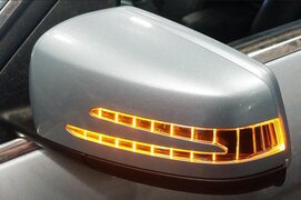 Thumbnail 2: 2012-2015 MERCEDES C250 (W204) LEFT HEATED MEMORY AUTODIM DOOR MIRROR (SILVER)