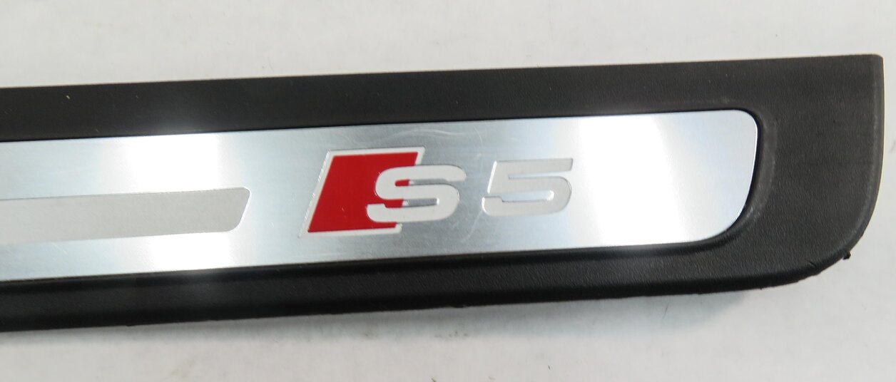 Thumbnail 3: 2014 AUDI S5 (B8 8T) COUPE - DOOR SILL SCUFF PANEL TRIM SET-2