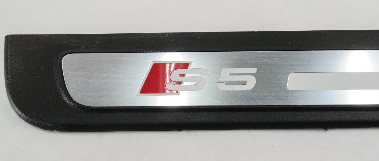 Thumbnail 4: 2014 AUDI S5 (B8 8T) COUPE - DOOR SILL SCUFF PANEL TRIM SET-2