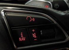Thumbnail 3: 2013-2017 AUDI S5 (B8 8T) SPORT LEATHER STEERING WHEEL w/ SHIFT PADDLES