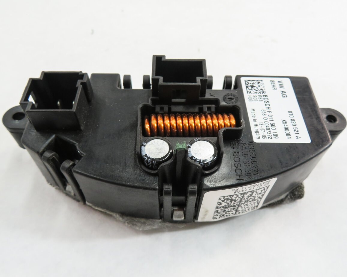 Thumbnail 3: 2014 AUDI S5 (B8 8T) FRONT HEATER A/C BLOWER FAN MOTOR SPEED RESISTOR