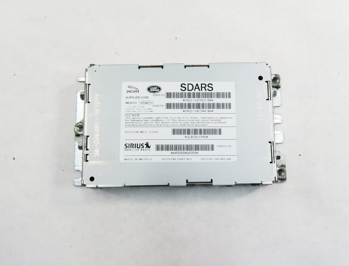 Thumbnail 2: 12-13 LAND ROVER LR2 LR4 EVOQUE RANGE ROVER SPORT SIRUIS SATELLITE RADIO MODULE