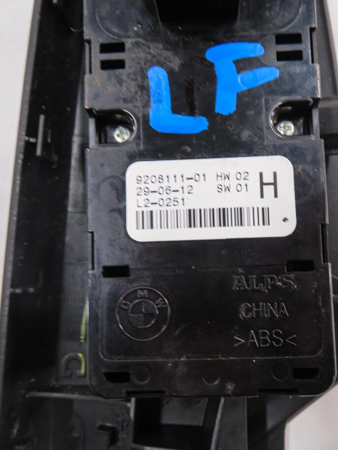Thumbnail 7: 2012-2019 BMW 328i 330i 335i 430i 440i M3 X3 X4 - DRIVER WINDOW SWITCH P-FOLD