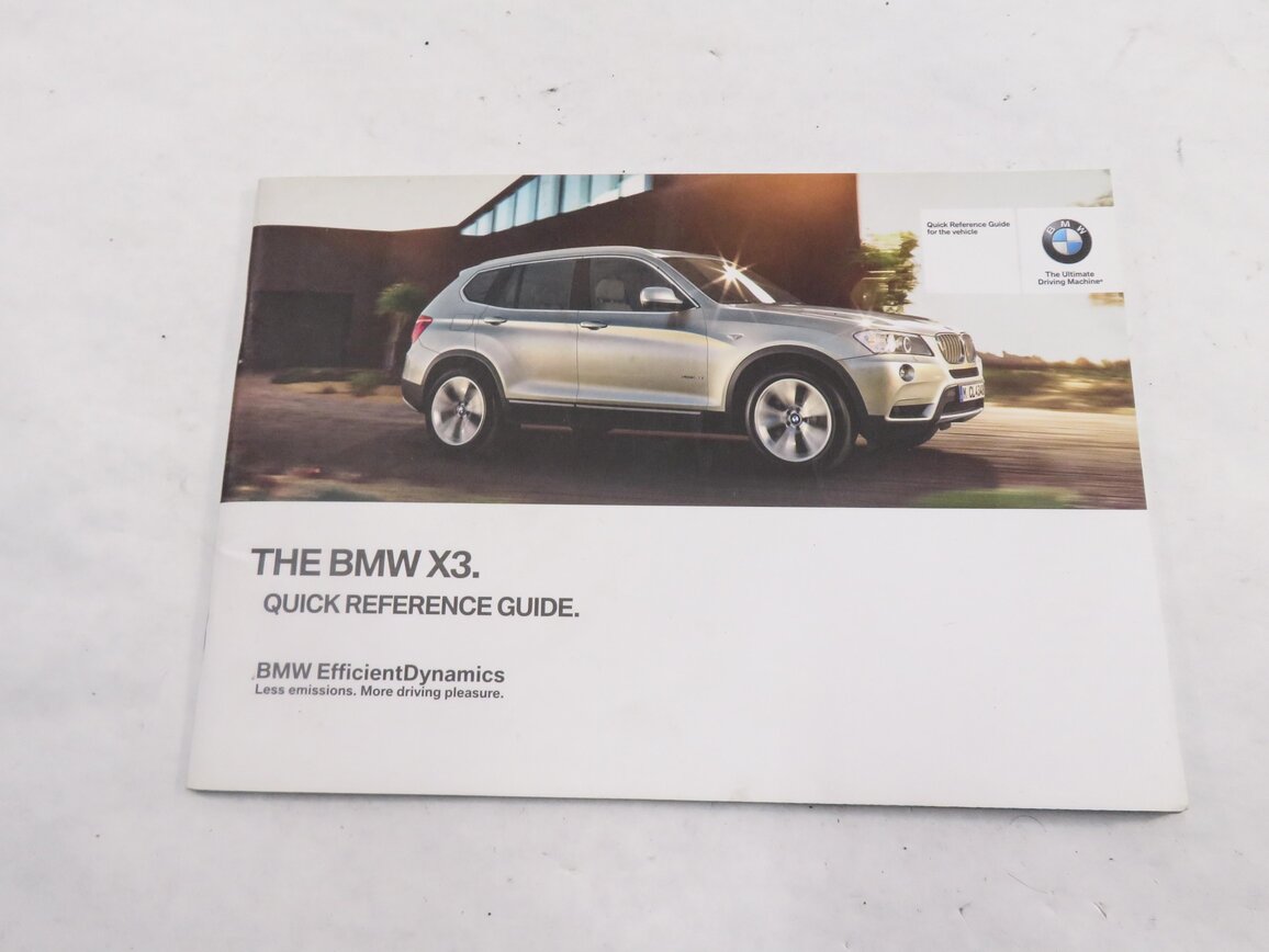 Thumbnail 11: 2013 BMW X3 (F25) OWNERS MANUAL BOOK BOOKLET GUIDE SET w/ CASE