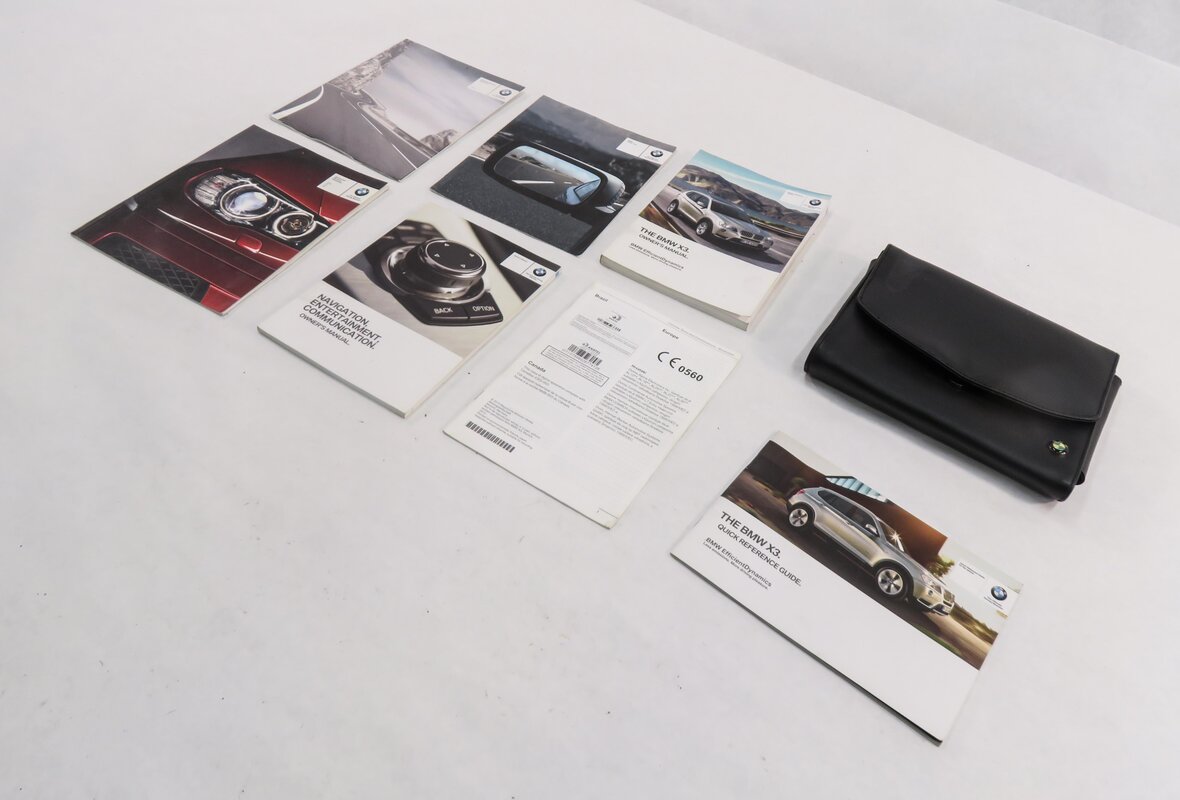 Thumbnail 2: 2013 BMW X3 (F25) OWNERS MANUAL BOOK BOOKLET GUIDE SET w/ CASE