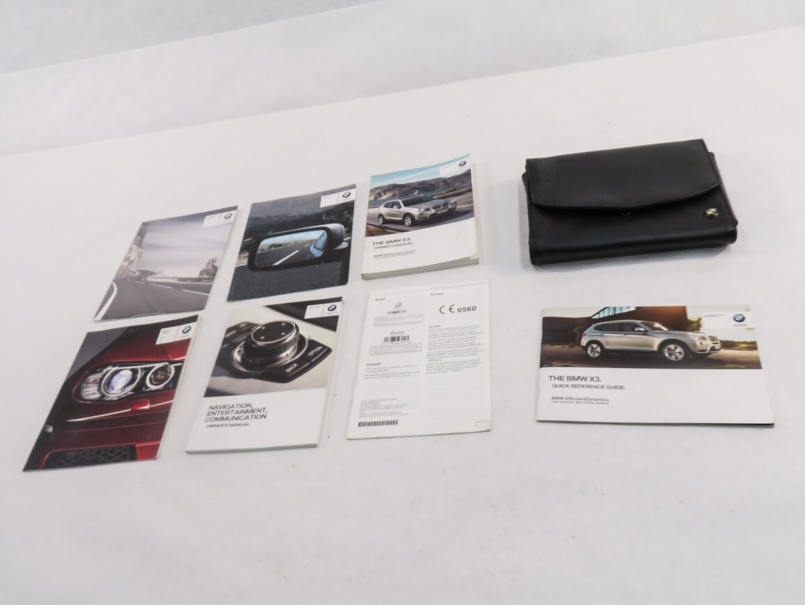 Thumbnail 3: 2013 BMW X3 (F25) OWNERS MANUAL BOOK BOOKLET GUIDE SET w/ CASE