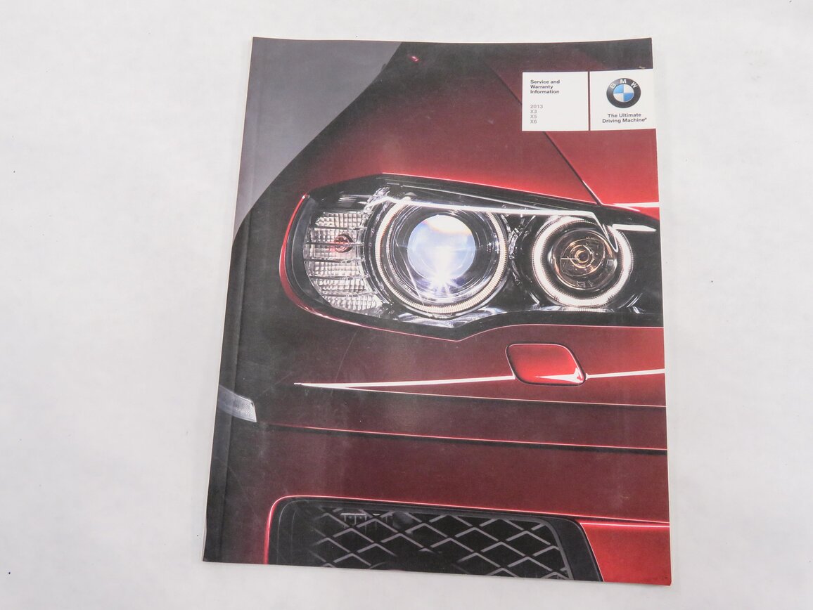 Thumbnail 6: 2013 BMW X3 (F25) OWNERS MANUAL BOOK BOOKLET GUIDE SET w/ CASE