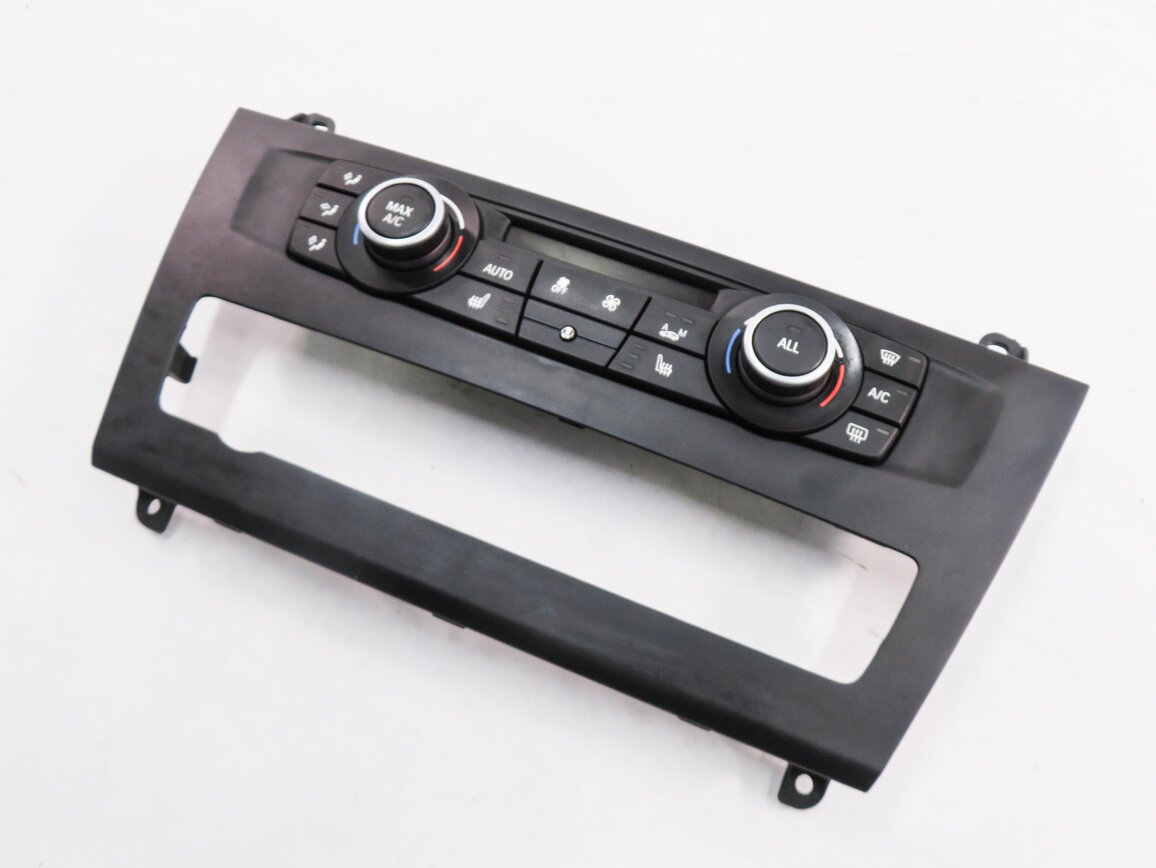 2011-2014 BMW X3 (F25) FRONT HEATER A/C TEMPERATURE CLIMATE CONTROL PANEL