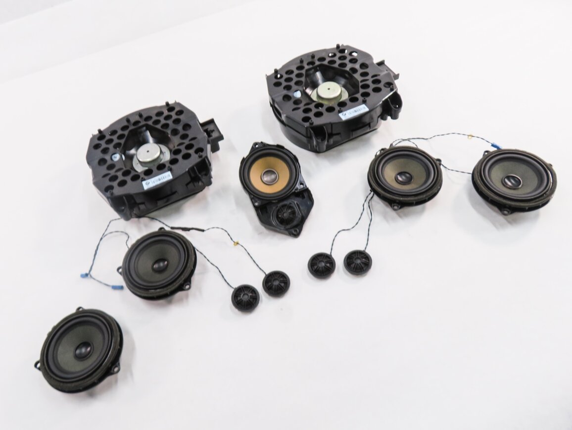 2013 BMW X3 (F25) RADIO STEREO AUDIO SUB SUBWOOFER TWEETER SPEAKER SET-12