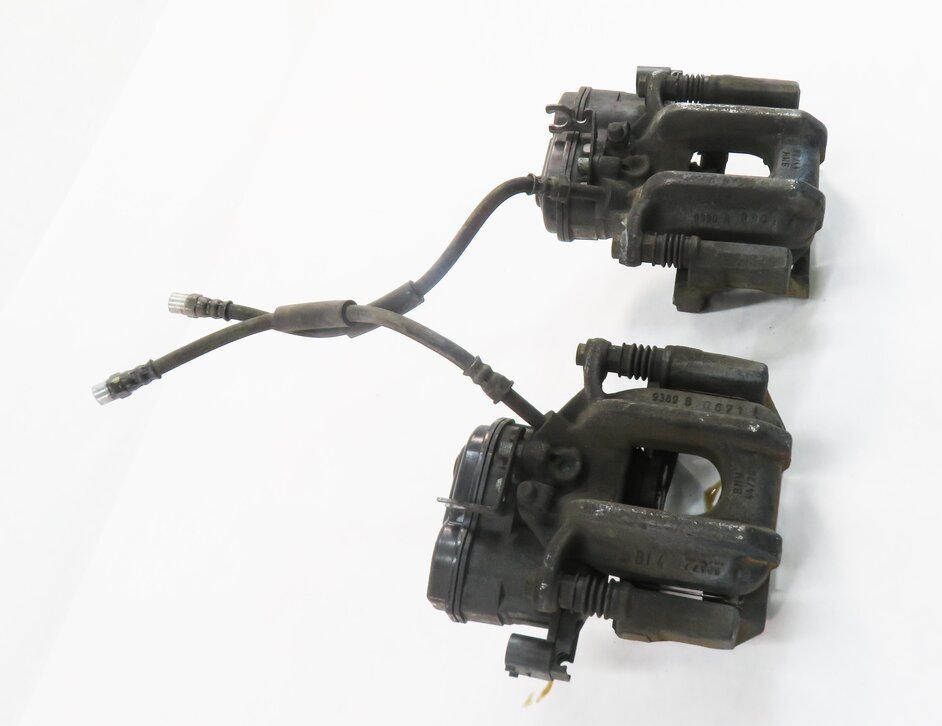 Thumbnail 3: 2011-2016 BMW 528i 535i ACTIVEHYBRID-5 (F10) REAR ABS DISC BRAKE CALIPER SET-2