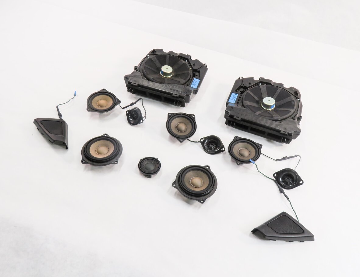 2011 BMW 535i (F10) RADIO STEREO AUDIO SUB SUBWOOFER TWEETER SPEAKER SET-13