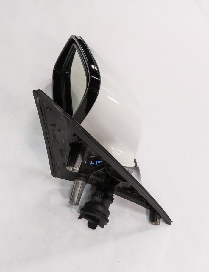 Thumbnail 3: 11-12 BMW 528i 535i 550i (F10) LEFT P-FOLD LANE AUTODIM DOOR MIRROR (WHITE 300)