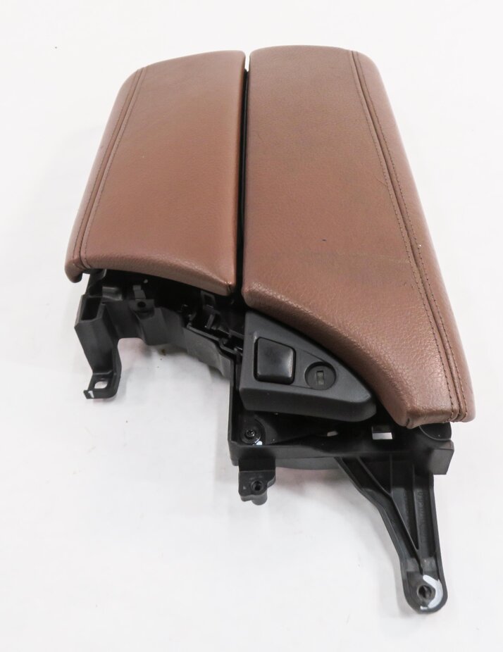 Thumbnail 5: 2011 BMW 535i (F10) FRONT CENTER CONSOLE ARMREST LID (CINNAMON BROWN LEATHER)