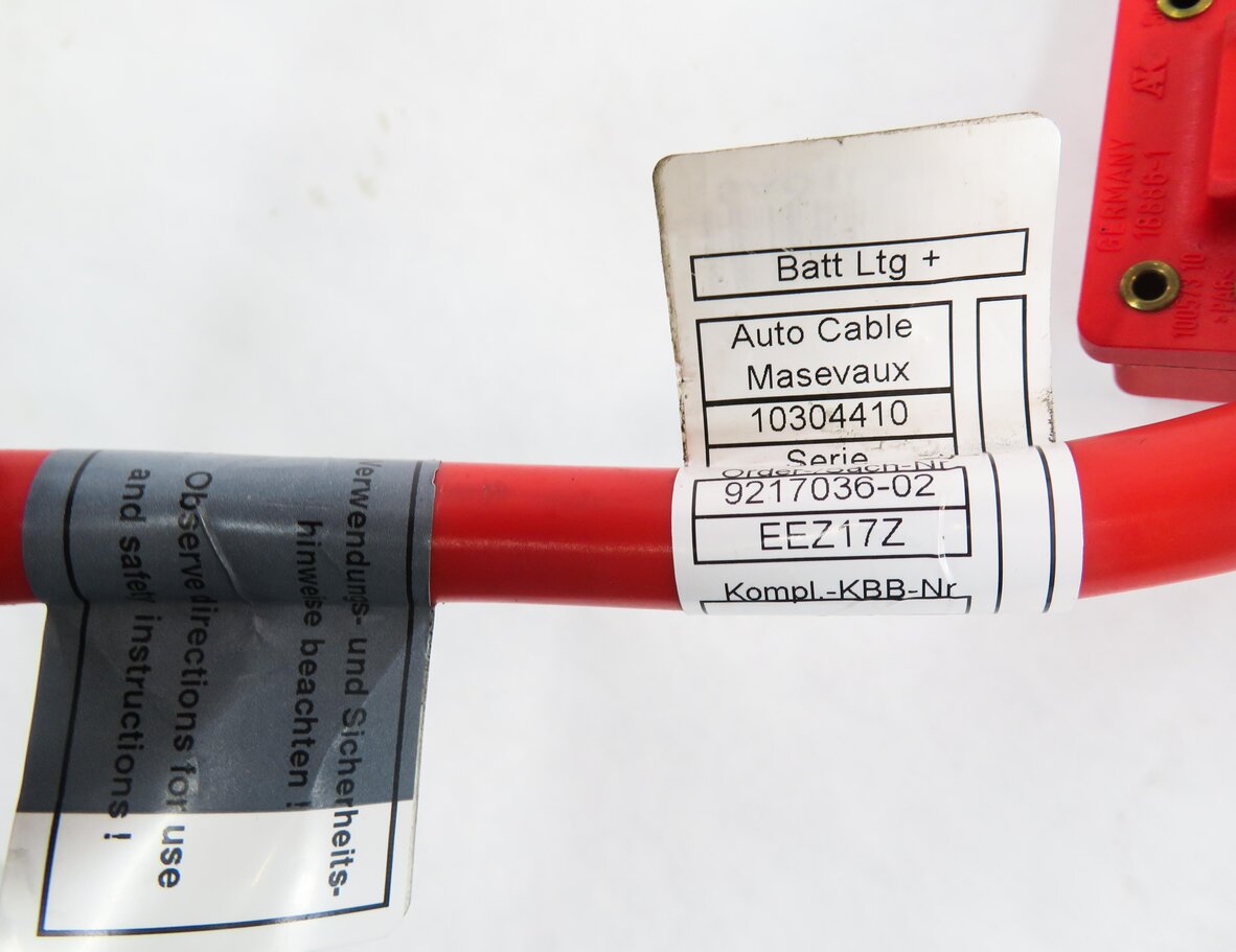 Thumbnail 6: 2011 BMW 535i (F10) POSITIVE BATTERY CABLE SRS