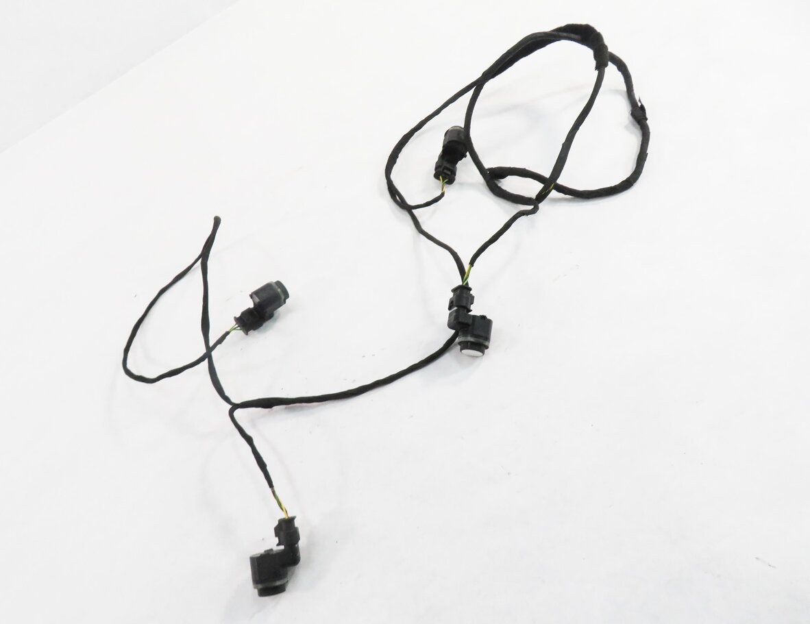 2011 BMW 535i (F10) REAR PDC PARK DISTANCE SENSOR SET w/ HARNESS (ALPINE WHITE)