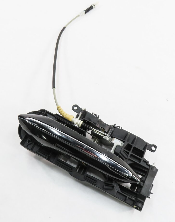 2011-2016 BMW 528i 535i 550i M5 (F10) LEFT REAR DOOR HANDLE w/ LIGHT (BLACK 475)