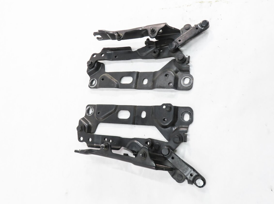 Thumbnail 3: 2011 BMW 528i 535i 550i (F10) LEFT & RIGHT FRONT HOOD HINGE SET (BLACK)