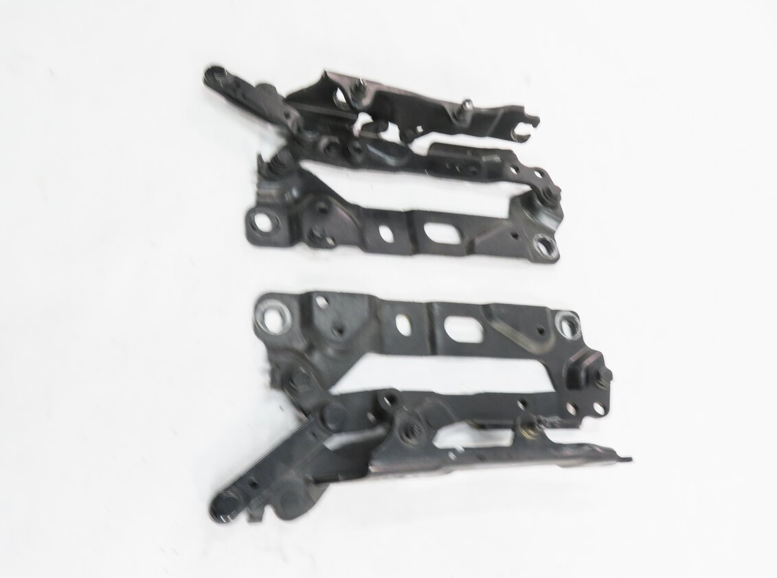 Thumbnail 4: 2011 BMW 528i 535i 550i (F10) LEFT & RIGHT FRONT HOOD HINGE SET (BLACK)