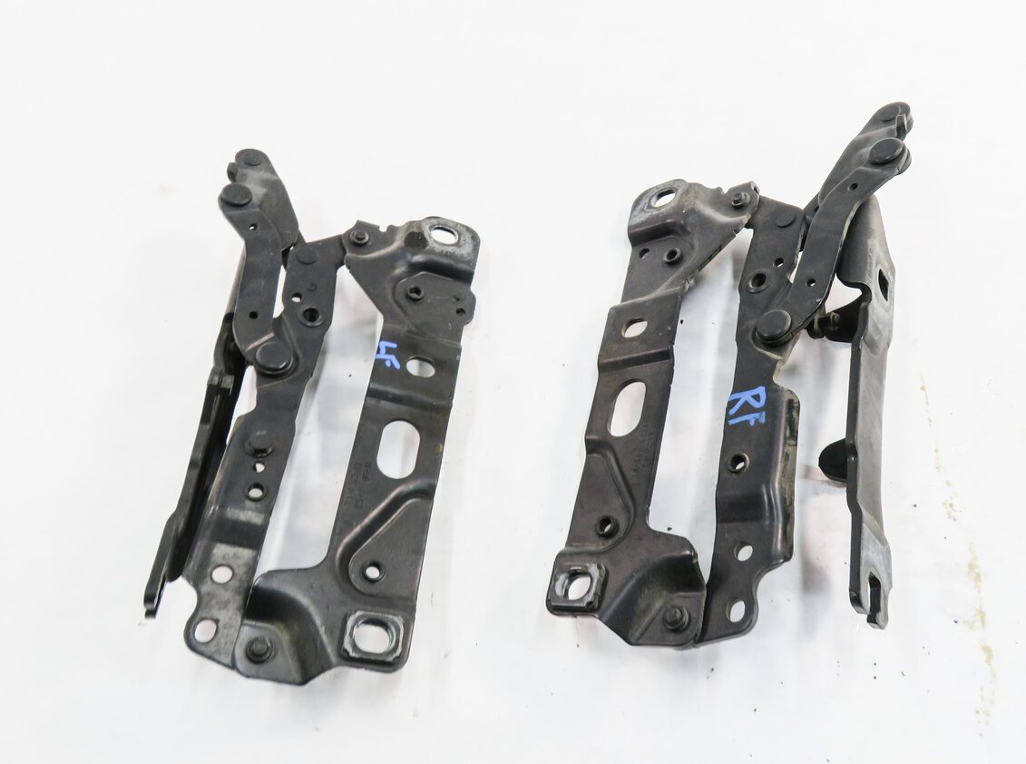 Thumbnail 5: 2011 BMW 528i 535i 550i (F10) LEFT & RIGHT FRONT HOOD HINGE SET (BLACK)