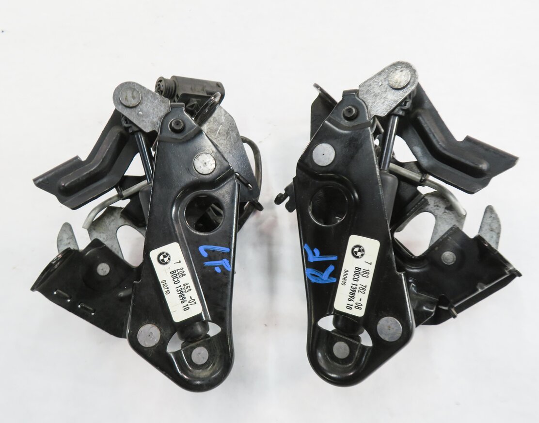 Thumbnail 6: 2011 BMW 535i (F10) FRONT LEFT & RIGHT LOWER HOOD LOCK LATCH SET-2