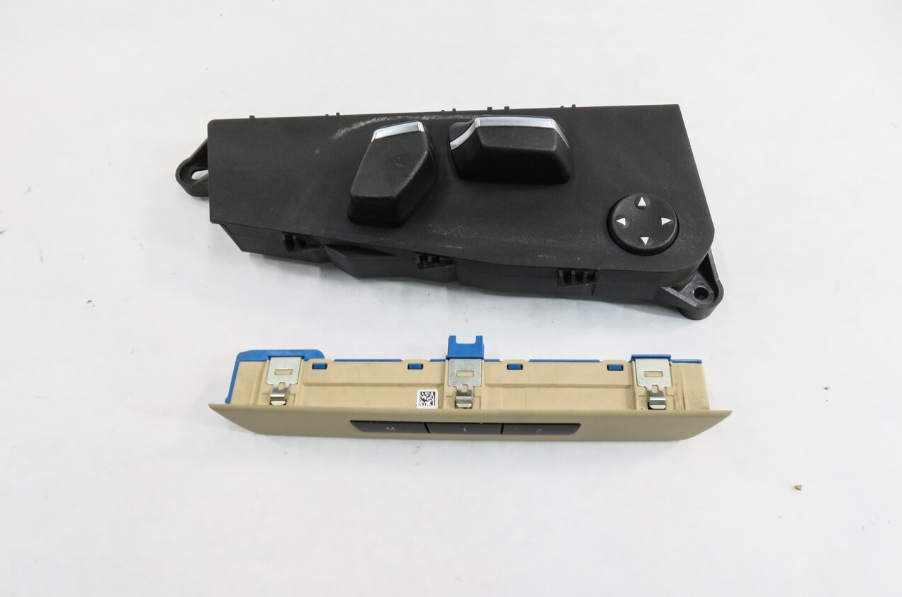 Thumbnail 2: 2011 BMW 535i (F10) LEFT FRONT DRIVER SEAT ADJUSTMENT SWITCH (BEIGE)