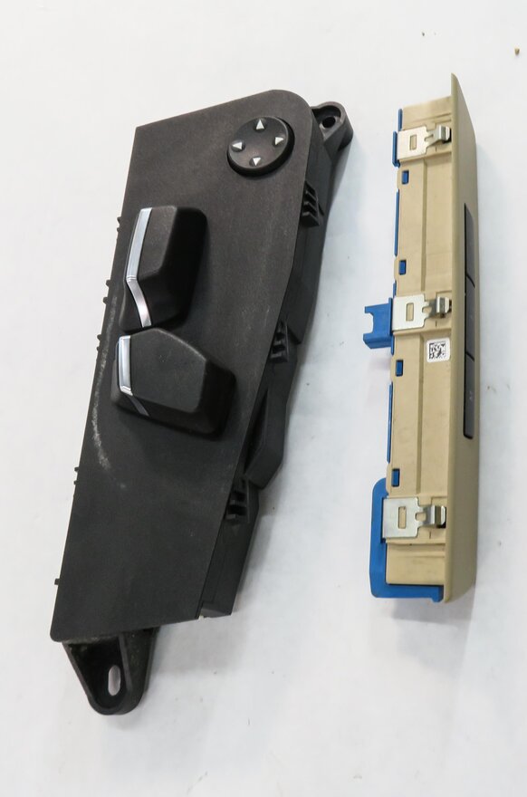 Thumbnail 4: 2011 BMW 535i (F10) LEFT FRONT DRIVER SEAT ADJUSTMENT SWITCH (BEIGE)
