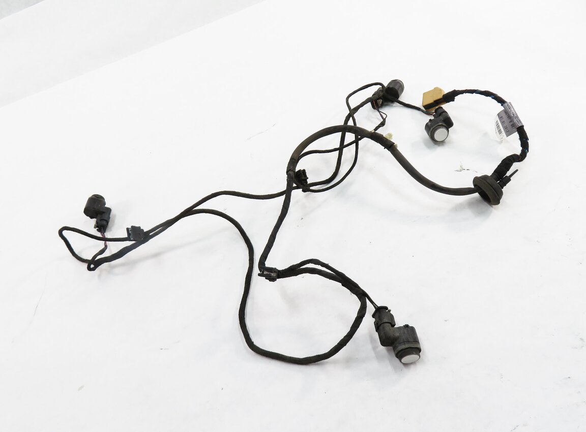 2013 AUDI S5 (B8 8T) REAR PDC PARK DISTANCE SENSOR SET w/ HARNESS (IBIS WHITE)